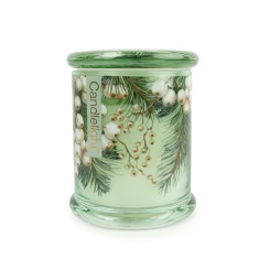 Candlelight Winter Fir & Mistletoe Large Glass Lidded Jar Candle Candlelight Winter Fir & Mistletoe Large Glass Lidded Jar Candle