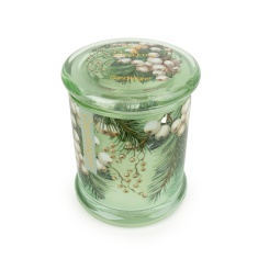 Candlelight Winter Fir & Mistletoe Large Glass Lidded Jar Candle Candlelight Winter Fir & Mistletoe Large Glass Lidded Jar Candle