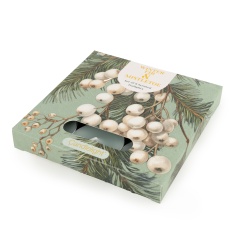 Candlelight Winter Fir & Mistletoe Tealights Set of 9 Candlelight Winter Fir & Mistletoe Tealights Set of 9