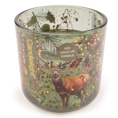 Candlelight Pine Forest Light Up LED Candle Candlelight Pine Forest Light Up LED Candle