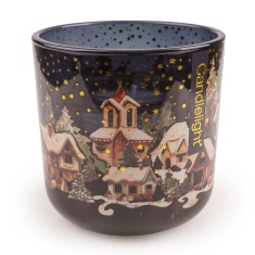 Candlelight Starlit Night Sky Light Up LED Candle