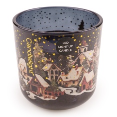 Candlelight Starlit Night Sky Light Up LED Candle