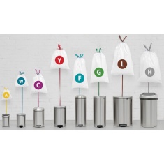 Brabantia Size G - 23-30L Bin Liners 40 Pack Brabantia Size G - 23-30L Bin Liners 40 Pack