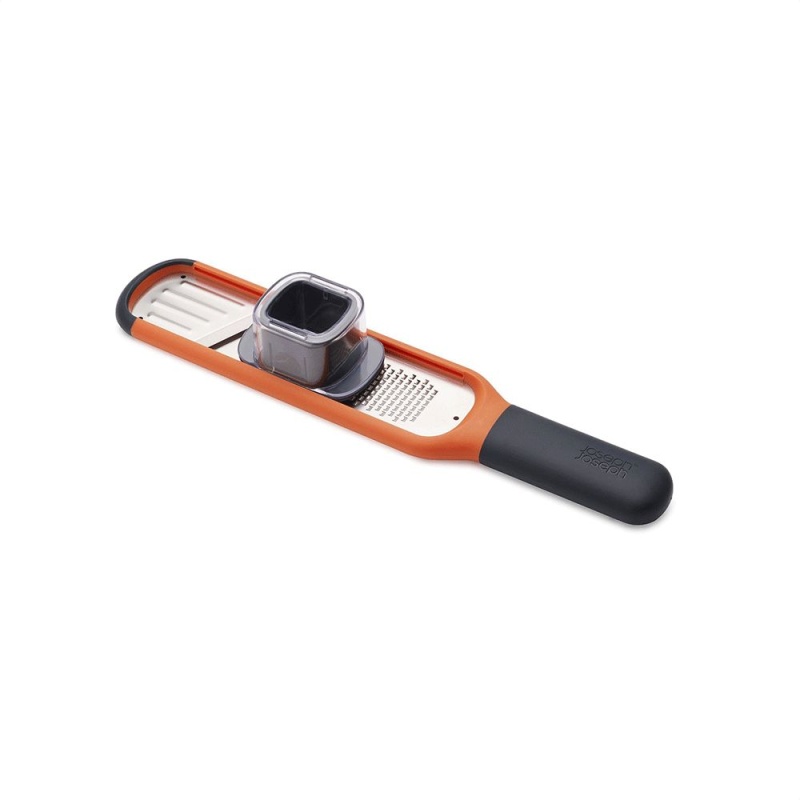 Joseph Joseph Orange Handi-Grate 2 In 1 Mini Grater And Slicer