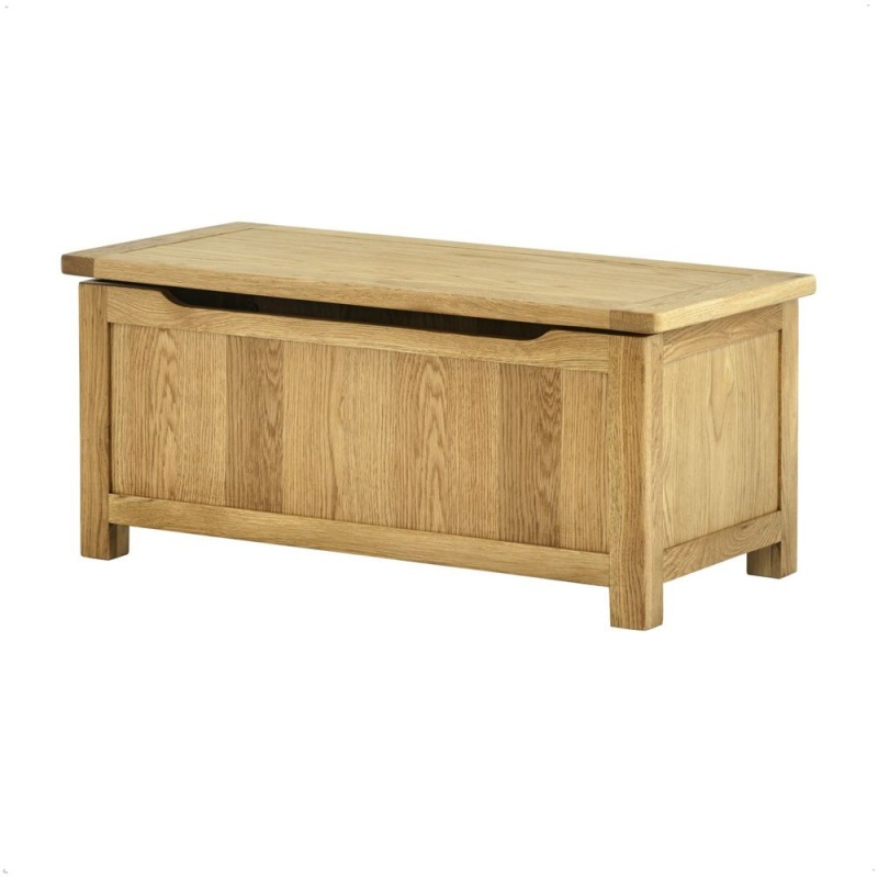 Provence Oak Blanket Box