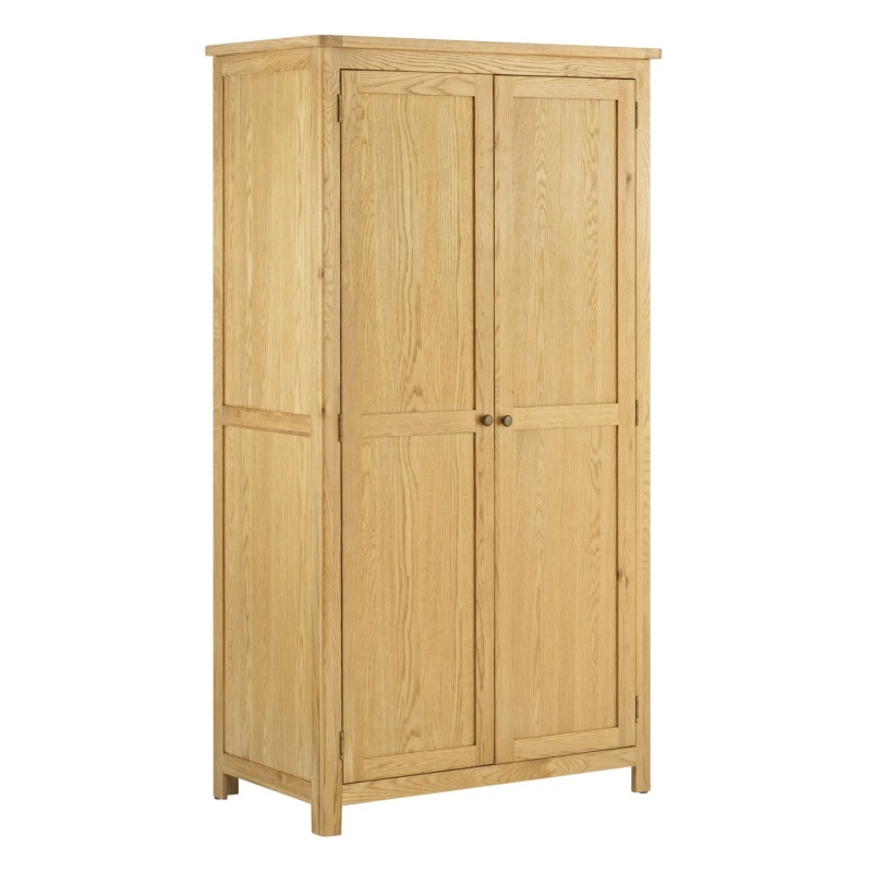 Downtown Provence Oak 2 Door Double Wardrobe