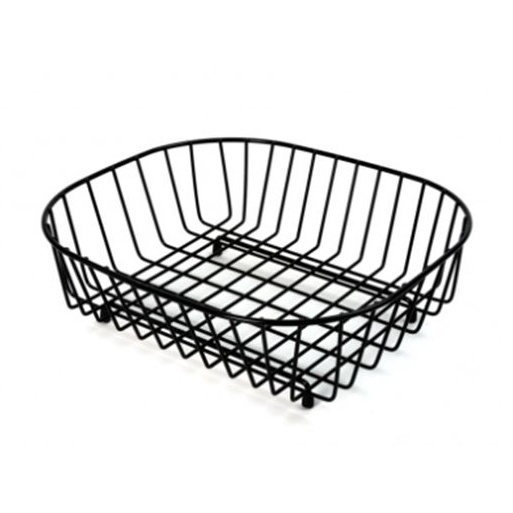 Delfinware 2947 Oval Sink Basket in Black