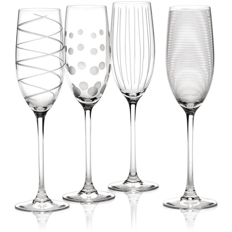 Creative Tops Mikasa Cheers Flute Set Of 4 250Ml
