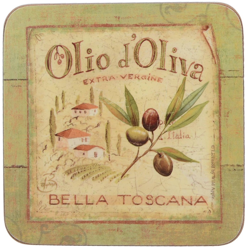 Creative Tops Olio d'Oliva Coasters Set of 6