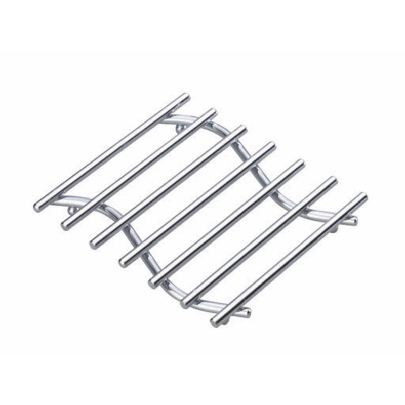 Deluxe Heavy Duty 20x17cm Chrome Plated Trivet