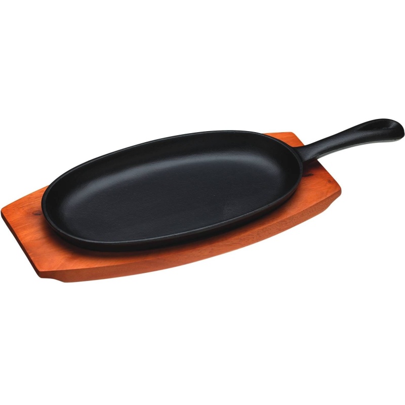 KitchenCraft Oriental Cast Iron Sizzle Platter