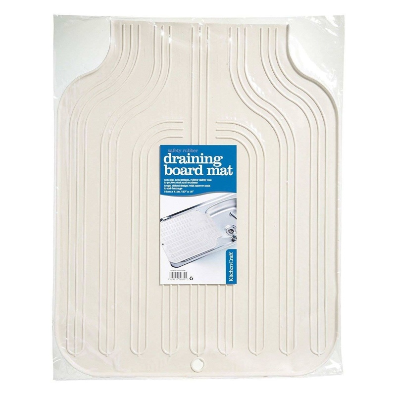 Rubber Draining Board Mat 51X41Cm