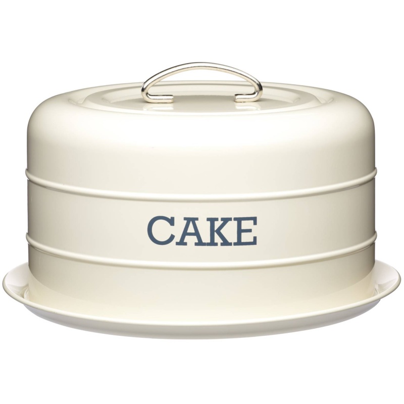 Living Nostalgia Cream Domed Cake Tin