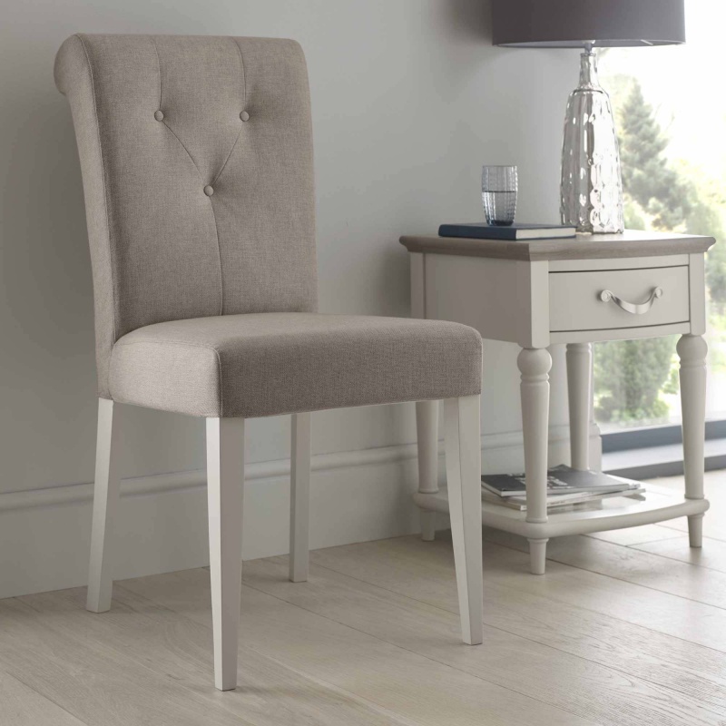 Montreal Grey Fabric Dining Chair