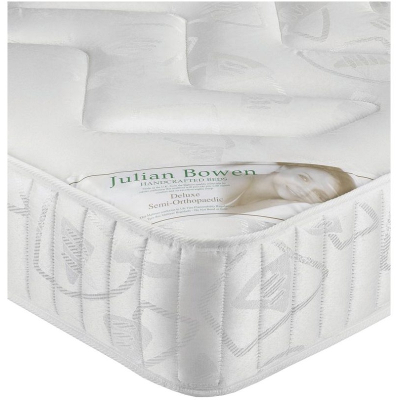 Julian Bowen Deluxe Semi-Orthopaedic Mattress - Double - 135Cm X 190Cm