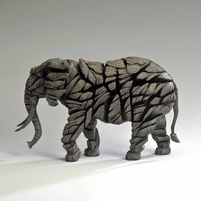 Edge Mocha Elephant Sculpture