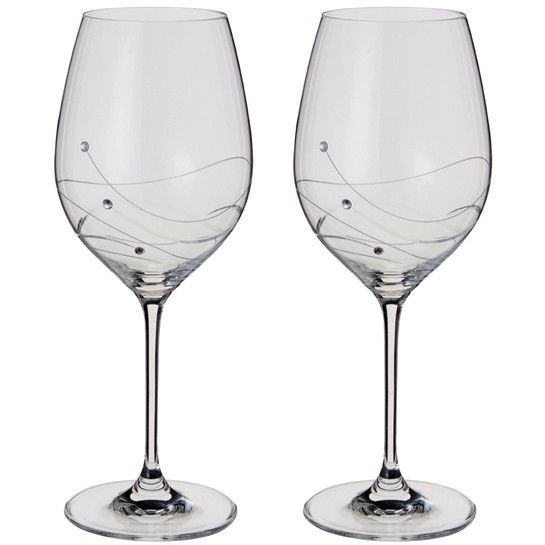 goblet wine glasses pair