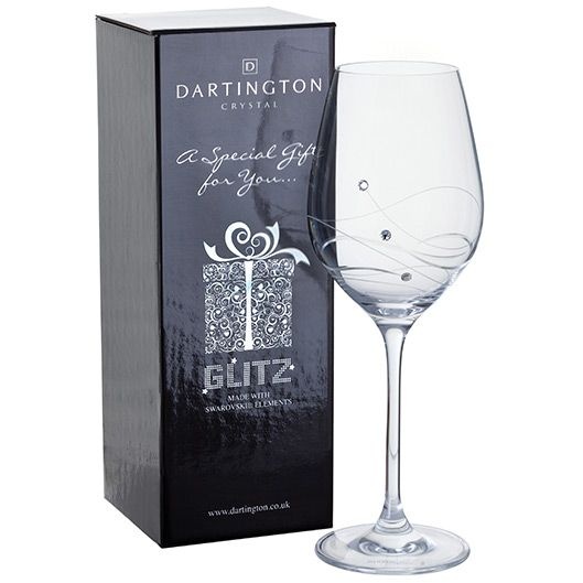 Dartington Red/White Glitz Wine Glass