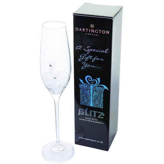 glitz champagne flute