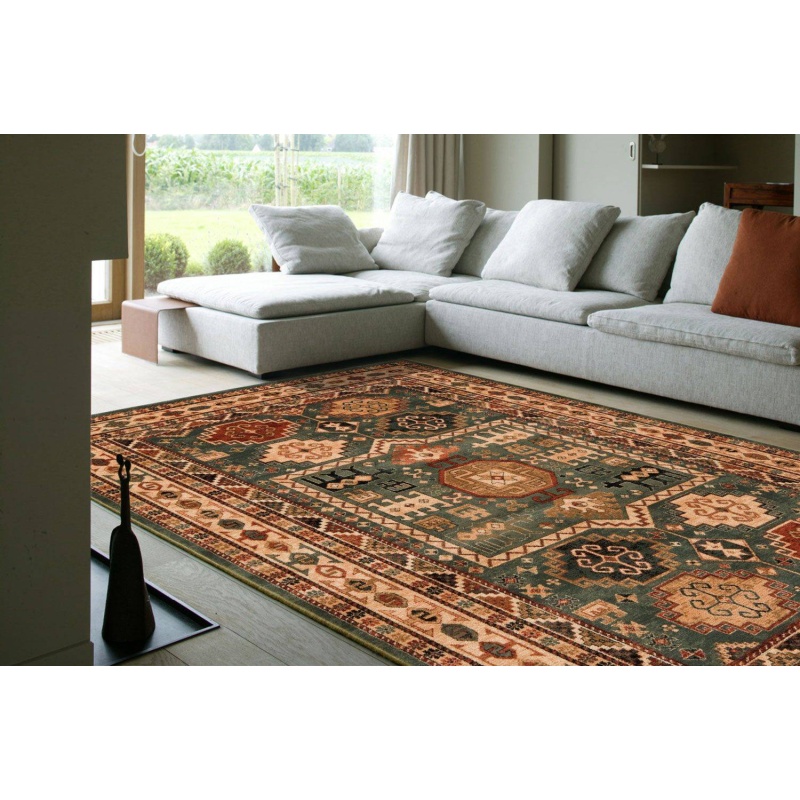 Mastercraft Kashqai 4306/400 Rug-(Green)