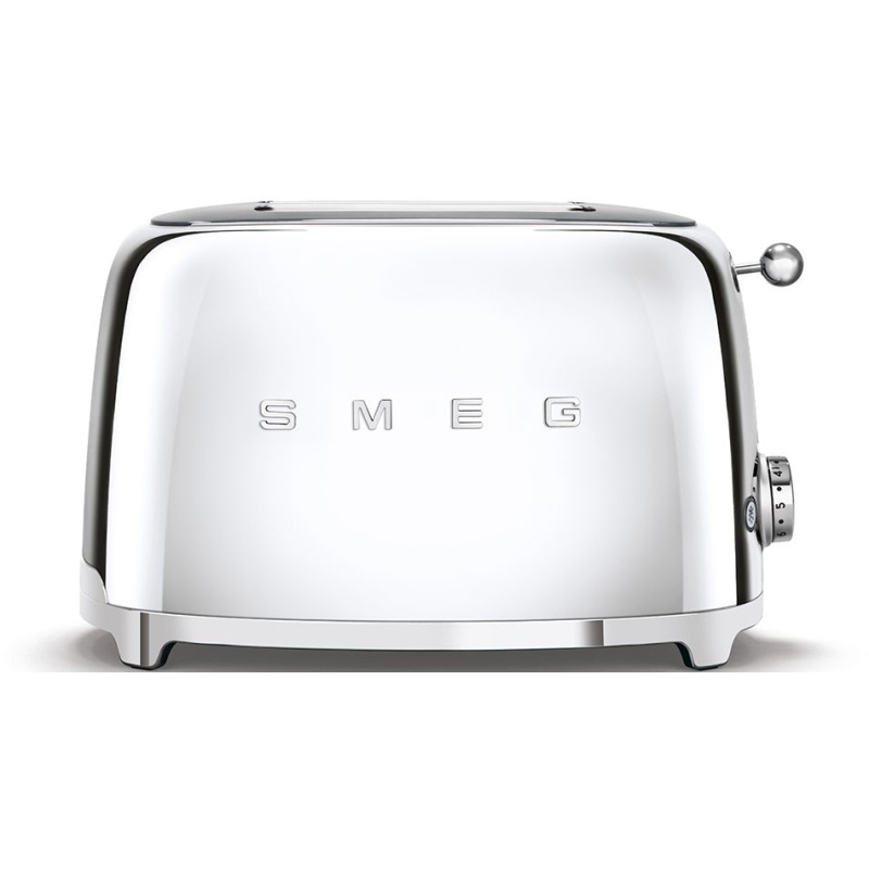 smeg tsf01ssuk 2 slice toaster chrome