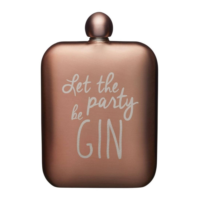 'Let the party beGIN' Hip Flask