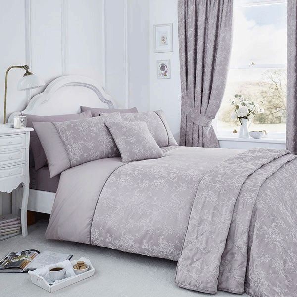 Serene Jasmine Grey Duvet Set