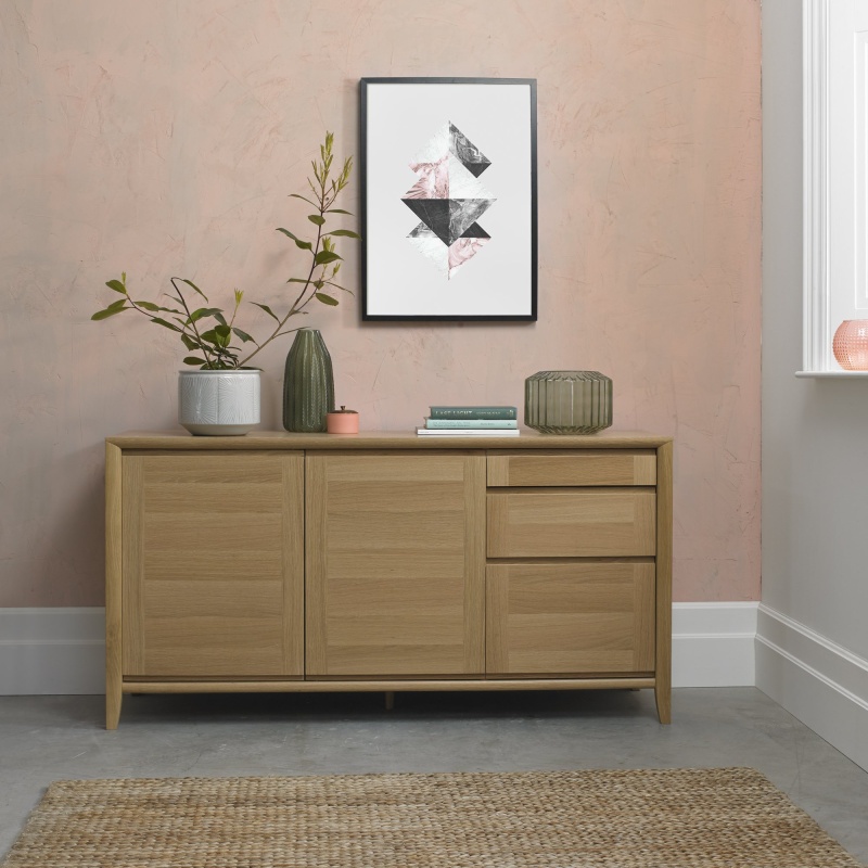 Bentley Designs Brampton Oak Wide Sideboard