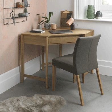 Bentley Designs Brampton Oak Corner Desk