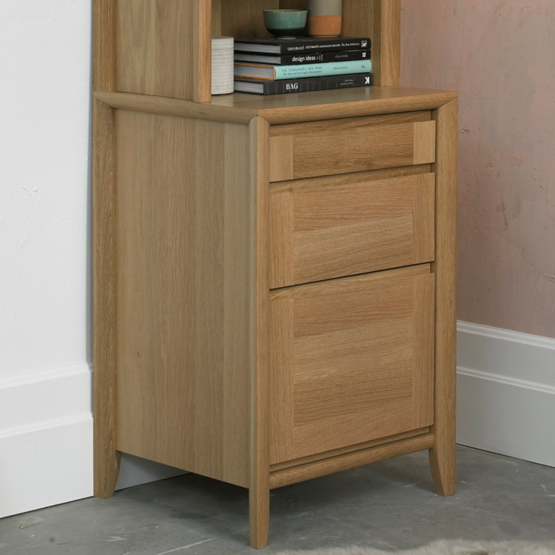 Bentley Designs Brampton Oak Filing Cabinet