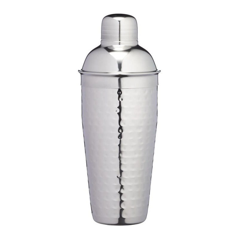 Barcraft Hammered Stainless Steel Cocktail Shaker 700ml
