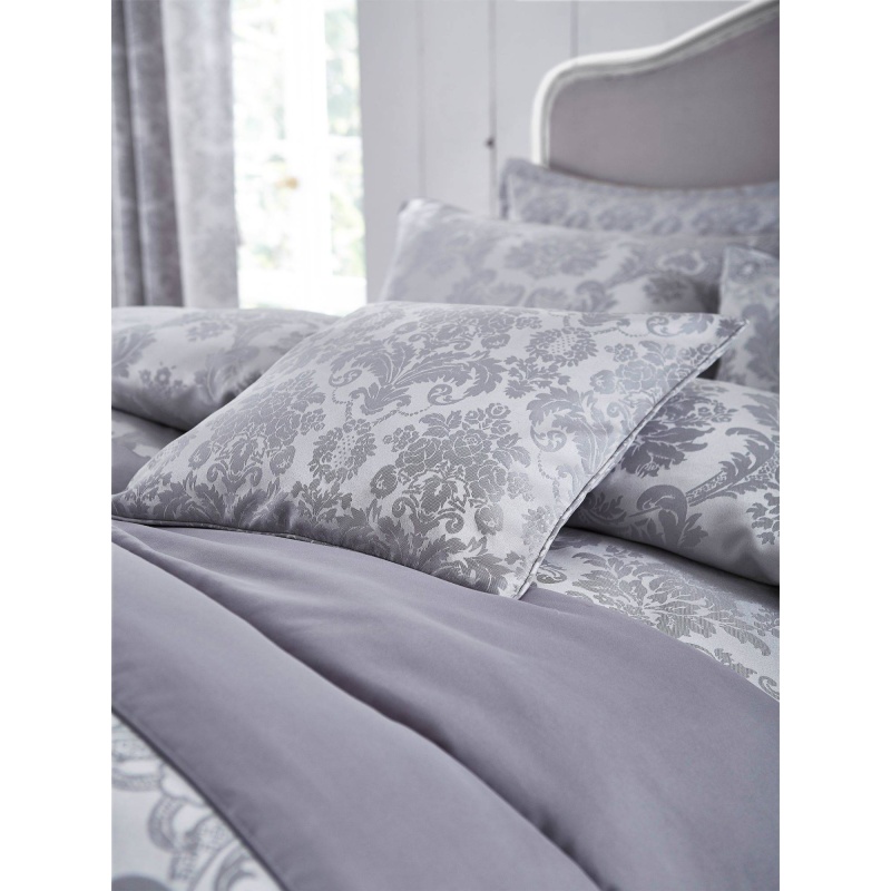 Catherine Lansfield Damask Jacquard Filled Cushion - 43X43