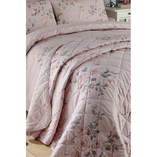 Catherine Lansfield Canterbury Blush Bedspread