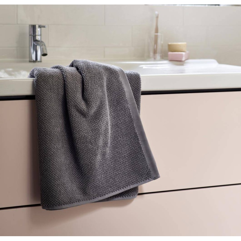 Christy Brixton Textured Towel - Titanium - Sheet