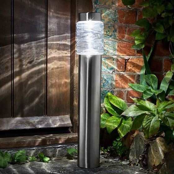 Jumbo Wave Bollard Solar Light