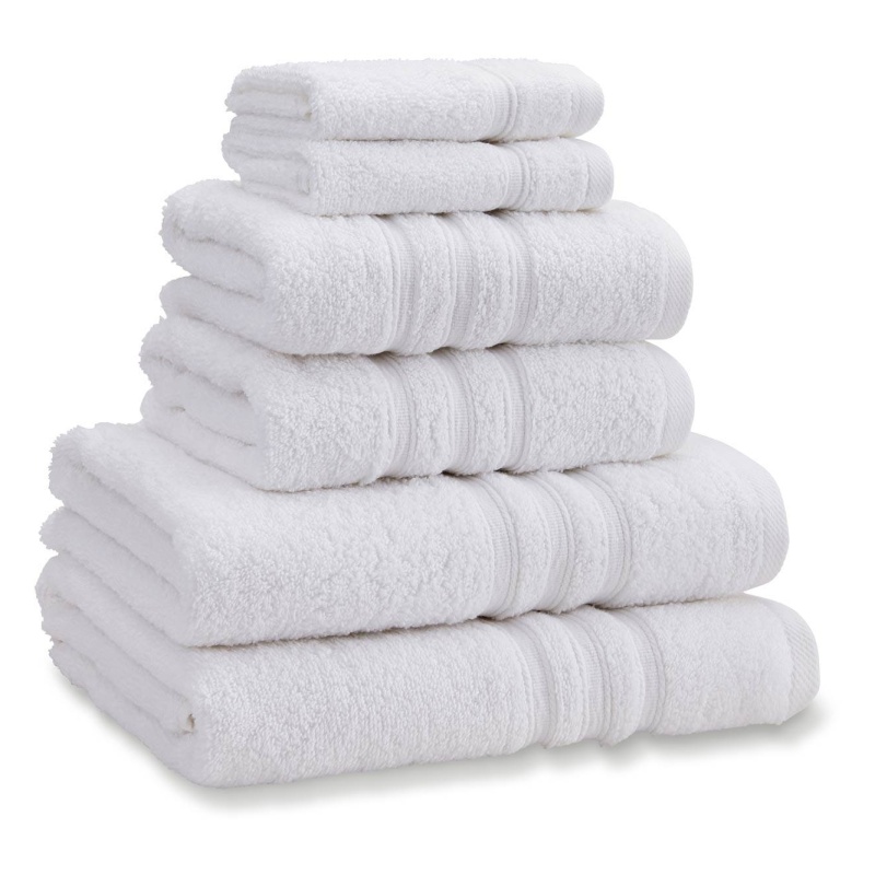 Catherine Lansfield White Zero Twist Towel - Face