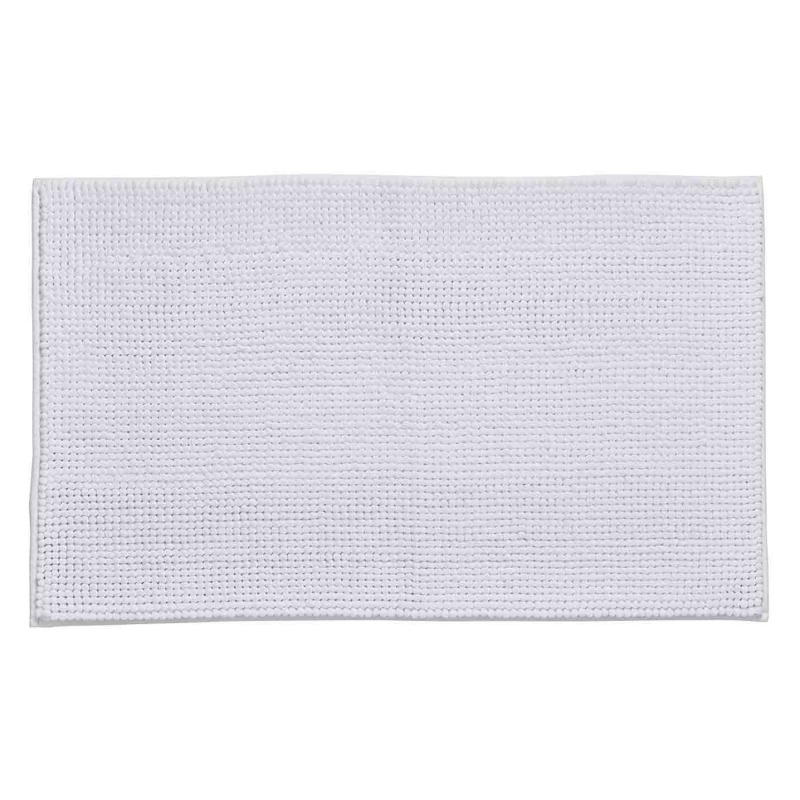 Christine Lansfield White Bobble Bath Mat