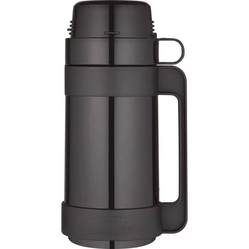 Thermos Black/Green/Blue Mondial Flask 500Ml