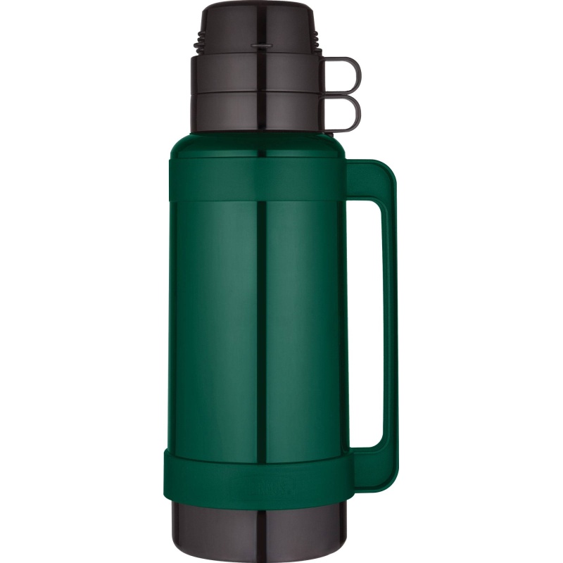 Thermos Black/Green/Blue Mondial Flask 1.8L