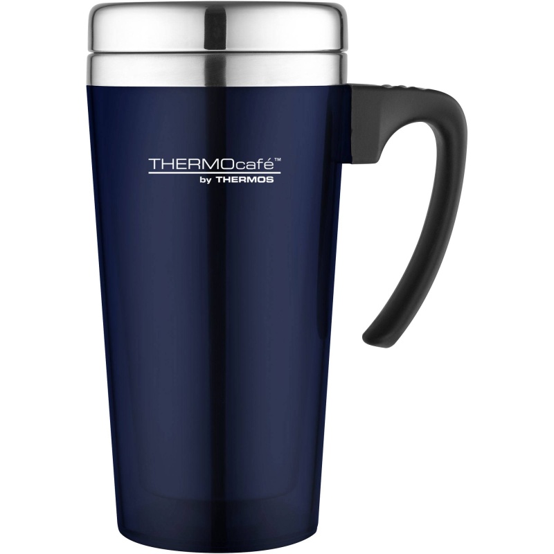 Thermos Blue Translucent Travel Mug 420Ml