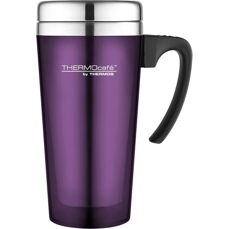 Thermos Translucent Travel Mug Purple 420Ml