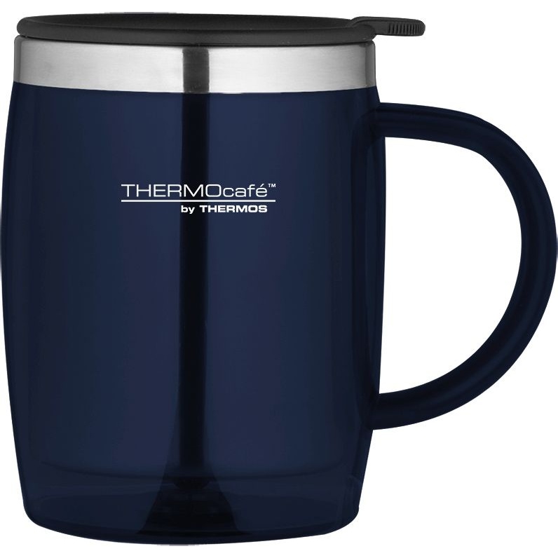 Thermos Translucent Desk Mug Blue 450Ml