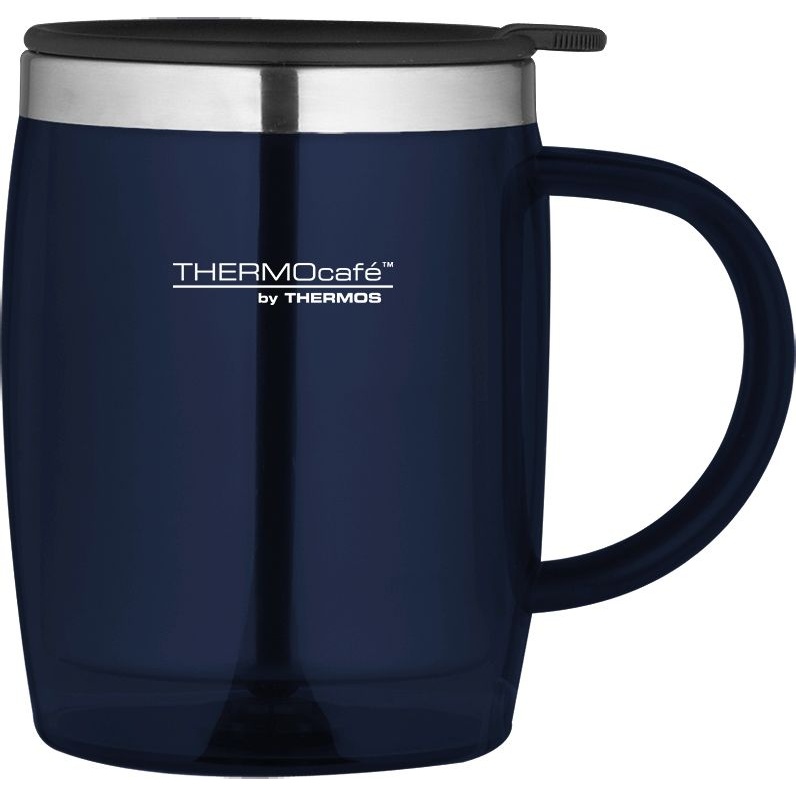 Thermos Blue Translucent Desk Mug 450Ml