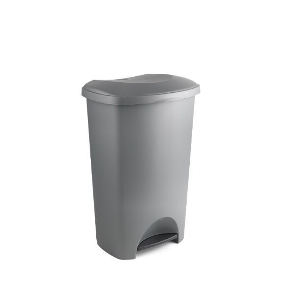 Addis Pedal Bin Metallic 50L