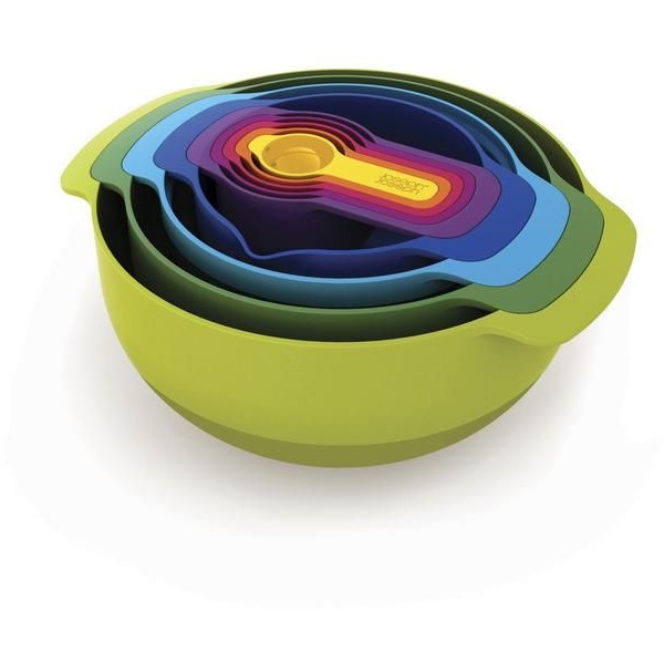 Joseph Joseph Multi Coloured Nest 9 Plus Bowl Set