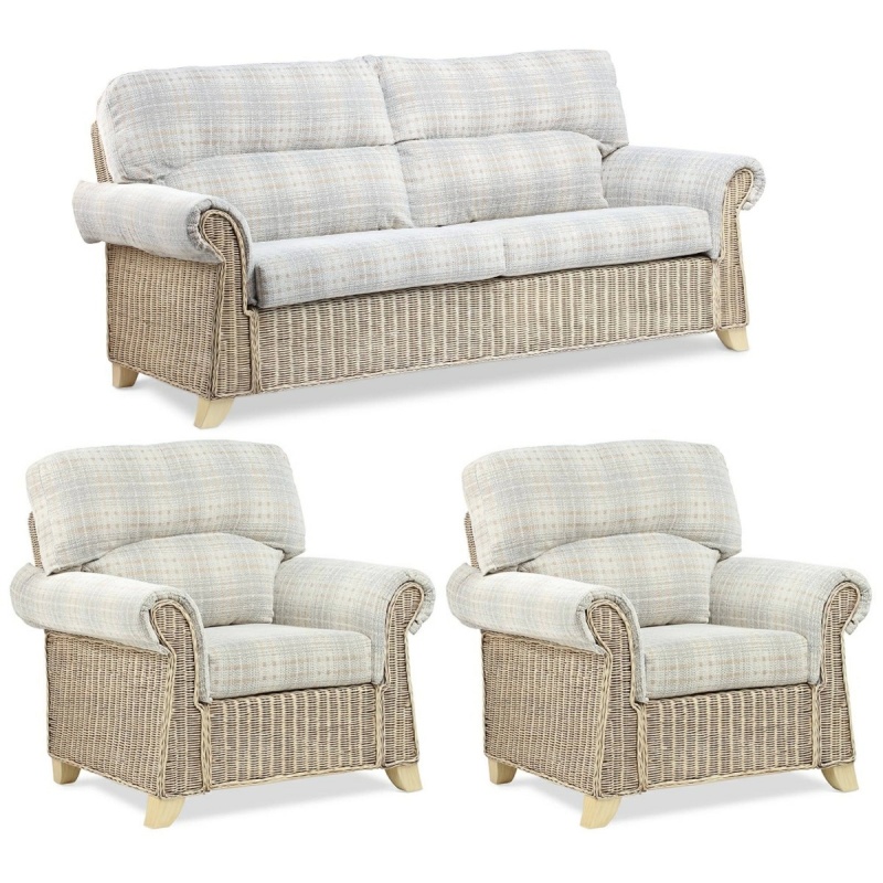 Desser Clifton Natural 3 Seater Suite