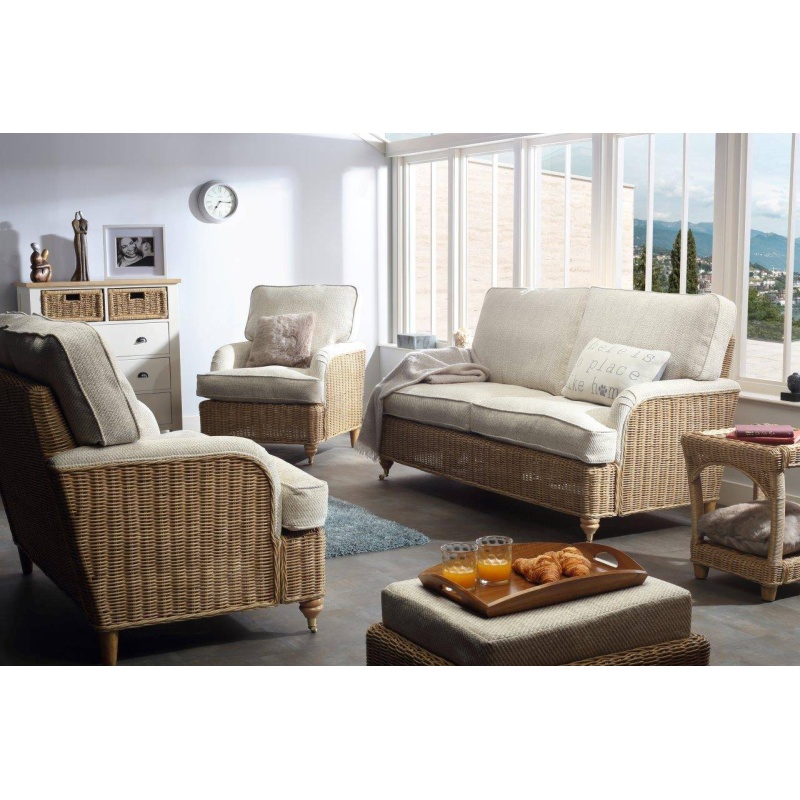 Desser Seville Light Oak 3 Seater Suite