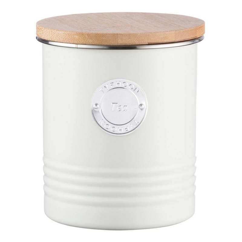 Typhoon Living Tea Cannister in Cream