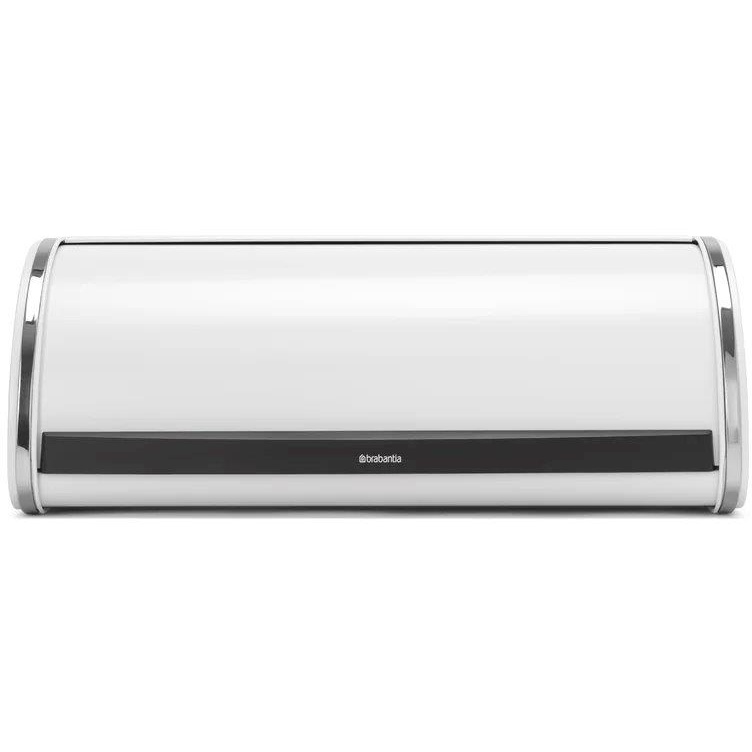 Brabantia Roll Top Bread Bin White Downtown