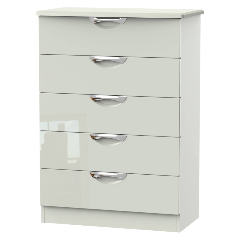 Cambourne Cam012 5 Drawer Chest with Kashmir Gloss Fronts and Kashmir Surround